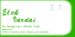 elek vardai business card