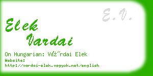 elek vardai business card